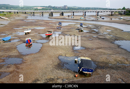 Fiume Adur Shoreham West Sussex a bassa marea Foto Stock