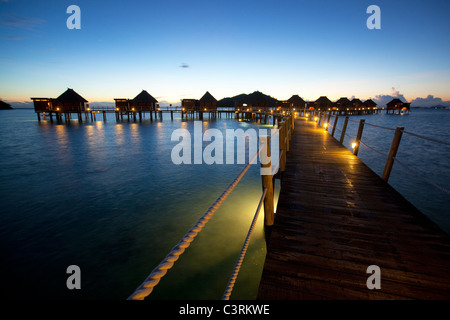 Likuliku Lagoon Resort, Malolo Island, Mamanucas, Isole Figi Foto Stock