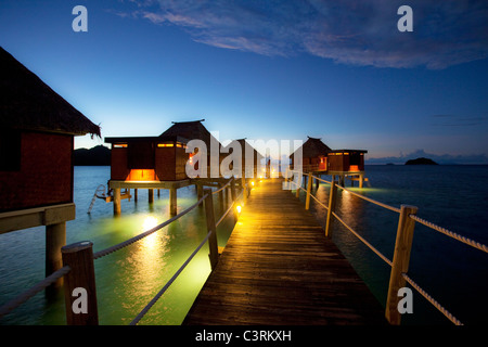 Likuliku Lagoon Resort, Malolo Island, Mamanucas, Isole Figi Foto Stock