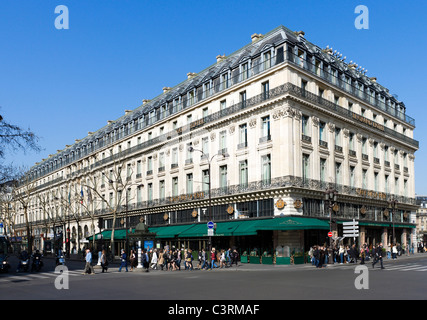 Intercontinental Grand Hotel e il Cafe de la Paix, Rue Scribe, Parigi, Francia Foto Stock