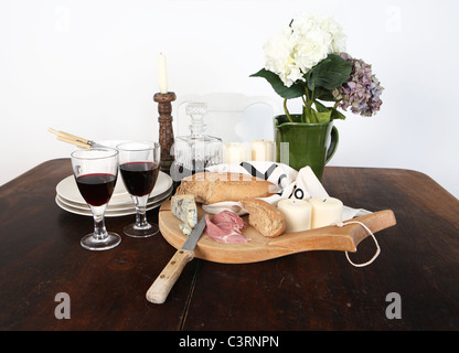 Pranzo in Agriturismo Foto Stock