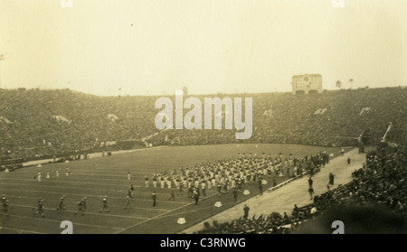 Rose Bowl 1 Gennaio 1940s pasadena gioco di gioco del calcio della California del sud sport Foto Stock