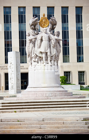 George Gordon Meade Memorial, Washington DC Foto Stock