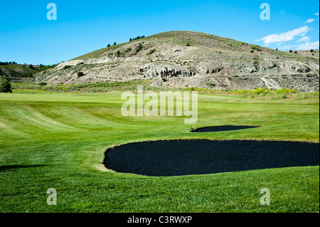 Il 'Opere vecchio campo da Golf' in Anaconda, Montana Foto Stock