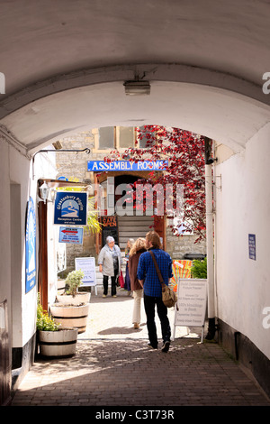 Il gruppo di camere in Glastonbury Inghilterra Foto Stock