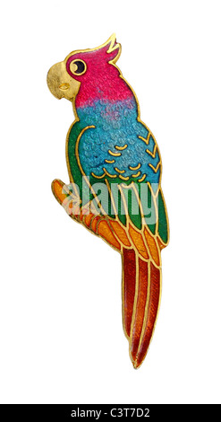 Pappagallo colorato bigiotteria Foto Stock