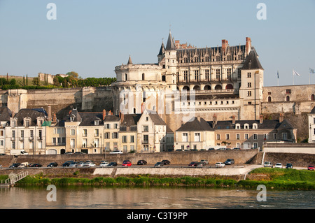 Amboise Francia Chateau Francese Loira castello Foto Stock