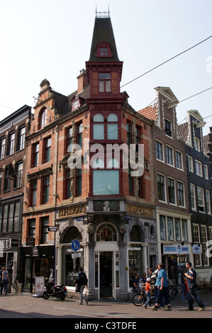 Art Nouveau shop, Leidsestraat, Amsterdam, Paesi Bassi Foto Stock