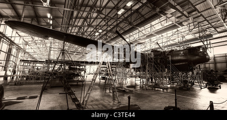 Bombardiere Lancaster Foto Stock