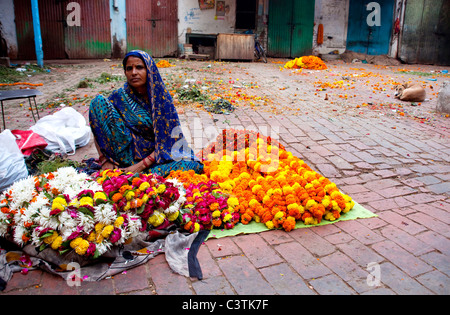 Popolo Indiano di Varanasi, Uttar Pradesh, India Foto Stock
