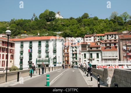 Ondarroa Spagna spagnolo vecchio porto da pesca porto Foto Stock