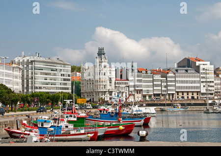 Porto Porto Porto de La Coruna Spagna Foto Stock