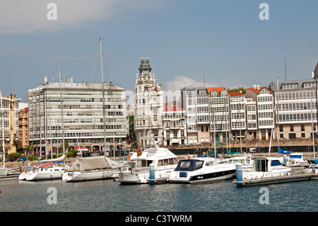 Porto Porto Porto de La Coruna Spagna Foto Stock