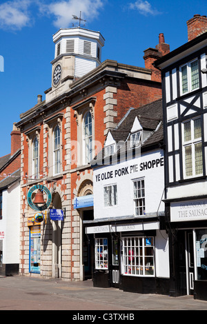 Melton Mowbray Ye Olde pasticcio di maiale Shoppe Dickinson & Morris town center Leicestershire Inghilterra GB UK EU Europe Foto Stock