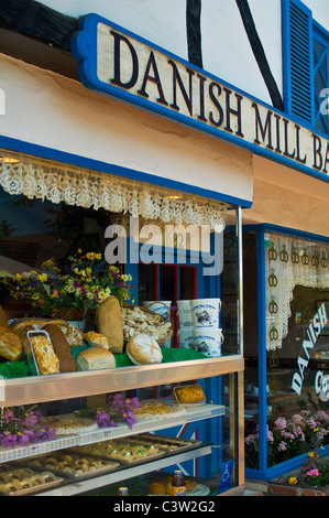 Stile danese villaggio di Solvang, Santa Barbara County, California Foto Stock