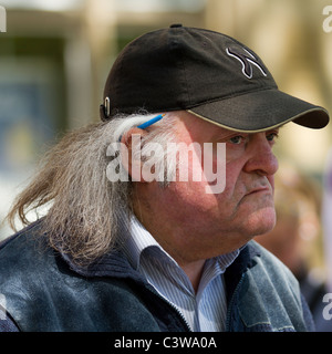 Qualsiasi per il castello gonfiabile? Foto Stock