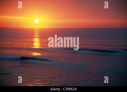 Bellissima alba oltre oceano / Cabo San Lucas, Messico Foto Stock