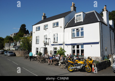 Anchor Hotel, Kippford, Dumfries and Galloway, Scozia Foto Stock