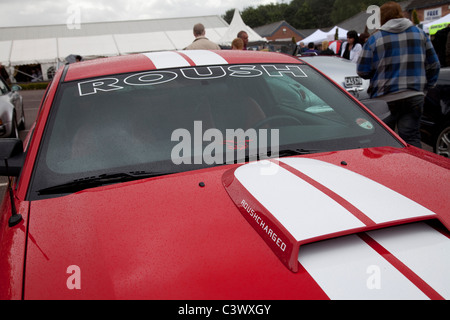 Un Roush sintonizzato Ford Mustang sportiva England Regno Unito Foto Stock
