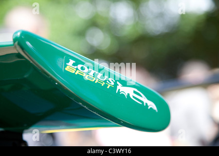 Il team Lotus verde auto sportive England Regno Unito Foto Stock