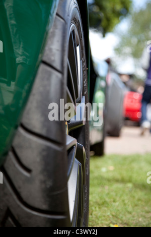Il team Lotus verde auto sportive England Regno Unito Foto Stock
