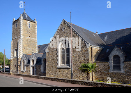 Chiesa di Saint Brevin Les Pins nella regione Pays de la Loire in Francia occidentale Foto Stock