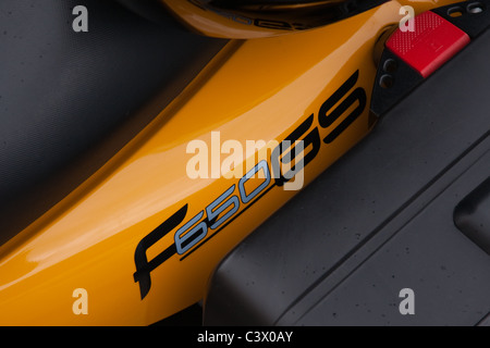 Dettaglio della BMW F650GS motocicletta Foto Stock