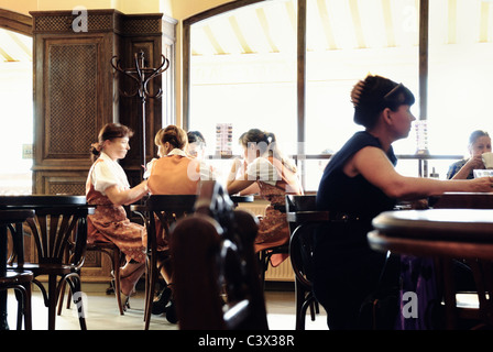 Coffee House, Mukachevo, Zakarpattia oblast, Ucraina occidentale Foto Stock