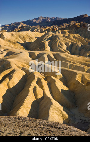 Il Badlands del Parco Nazionale della Valle della Morte, STATI UNITI D'AMERICA Foto Stock
