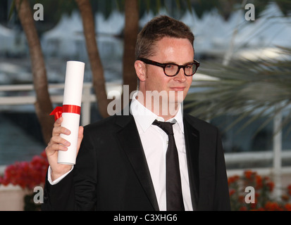 NICOLAS WINDING REFN I VINCITORI DEL PREMIO PHOTOCALL CANNES FILM FESTIVAL 2011 PALAIS DES FESTIVAL CANNES Francia 22 Maggio 2011 Foto Stock