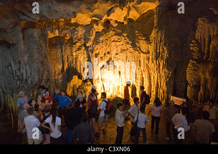 Hang Dau Go (Grotta dei paletti di legno). Foto Stock