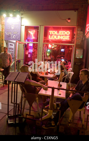 Toldeo Lounge vita notturna sulla 18th street in Adam's Morgan. Foto Stock