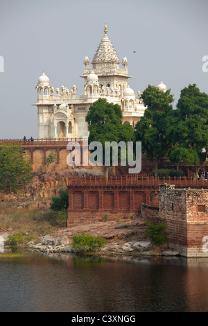 Jaswant Thada mausoleo di Jodhpur, India Foto Stock