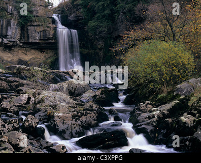 Thornton vigore parte del Ingleton Waterfalls Trail nel North Yorkshire Foto Stock