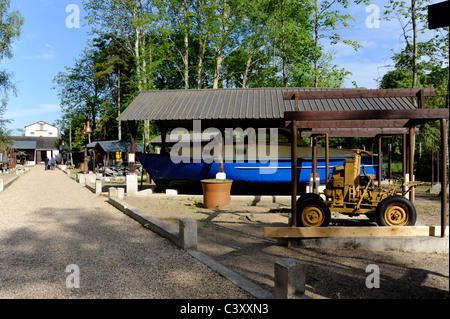 Musee Maurice Dufresne museo nel mulino Marnay,vicino a Tours e Azay-le-Rideau,Indre-et-Loire,Touraine,Francia. Foto Stock