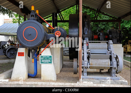 Musee Maurice Dufresne museo nel mulino Marnay,vicino a Tours e Azay-le-Rideau,Indre-et-Loire,Touraine,Francia. Foto Stock