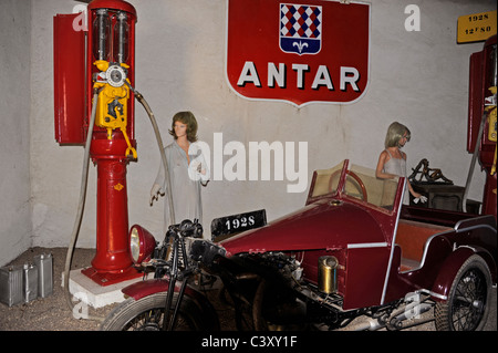 Musee Maurice Dufresne museo nel mulino Marnay,vicino a Tours e Azay-le-Rideau,Indre-et-Loire,Touraine,Francia. Foto Stock