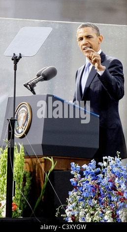 Dublino, Irlanda il Presidente Usa Barack Obama in visita ufficiale in Irlanda. Foto Stock