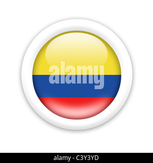 Bandiera della Colombia Foto Stock