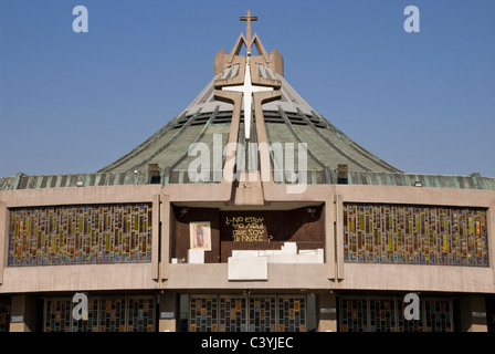 Basilica di Nostra Signora di Guadalupe.Città del Messico. Nuova Basilica. Foto Stock