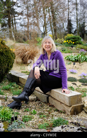 Giardino alpino giardino società Worcestershire fu fondata 1929. La carità è stata avviata al fine di promuovere gli interessi di piante alpine Foto Stock