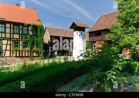 Vecchio, architettura, fuori all'aperto, case coloniche, edifici, FRG, Repubblica federale, tedesco, in Germania, all'aperto, fuori, europeo, Foto Stock