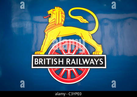 Ciclismo emblema di Lion Foto Stock