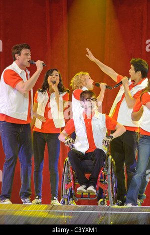 Glee esegue a Sacramento, California Foto Stock