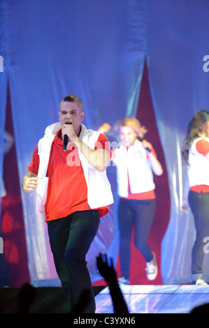 Glee esegue a Sacramento, California Foto Stock