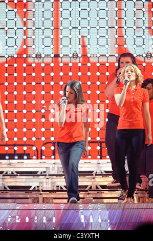 Glee esegue a Sacramento, California Foto Stock