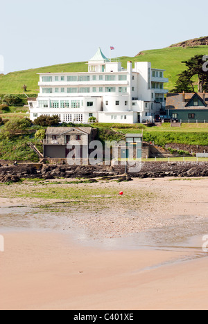 Burgh Island Hotel, Burgh Island, Bigbury, Devon, Gran Bretagna. Foto Stock
