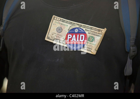 Chrysler celebra il rimborso dei prestiti governativi Foto Stock