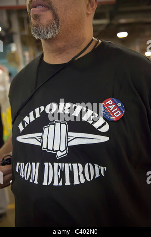 Chrysler celebra il rimborso dei prestiti governativi Foto Stock