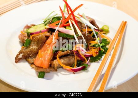 Insalata Thai di manzo Foto Stock